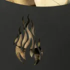 Karrocë metalike prej druri me 4 rrota Prodhuar në Itali - Coccinella Viadurini