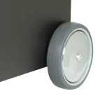 Karrocë metalike prej druri me 4 rrota Prodhuar në Itali - Coccinella Viadurini