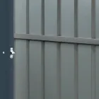 Shtresë me llamarina antraciti me dyer të varura - Cucciolo Viadurini