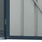 Shtresë me llamarina antraciti me dyer të varura - Cucciolo Viadurini