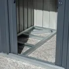 Shtresë me llamarina antraciti me dyer të varura - Cucciolo Viadurini