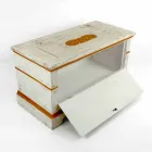 Punuar me kraharor në dru të ngurtë me profile ari prodhuar në Itali - Caio Viadurini