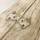 Punuar me kraharor në dru të ngurtë me profile ari prodhuar në Itali - Caio Viadurini