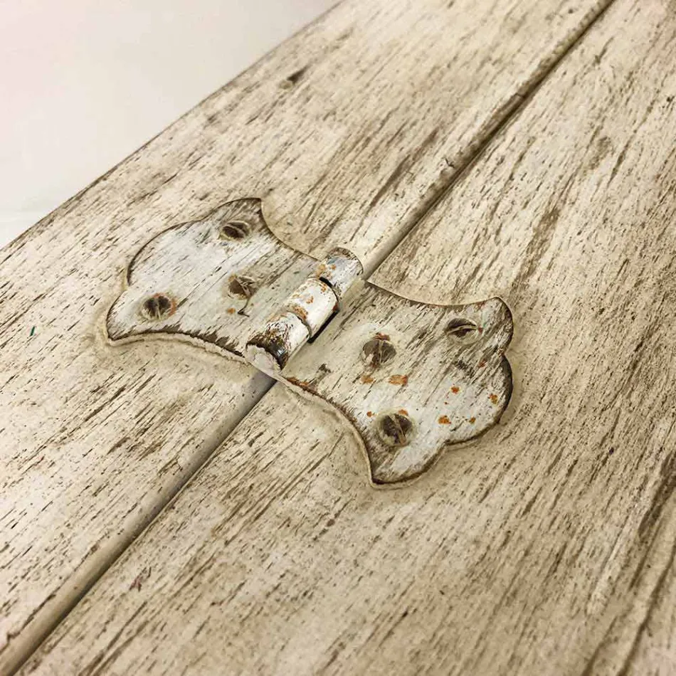 Punuar me kraharor në dru të ngurtë me profile ari prodhuar në Itali - Caio Viadurini