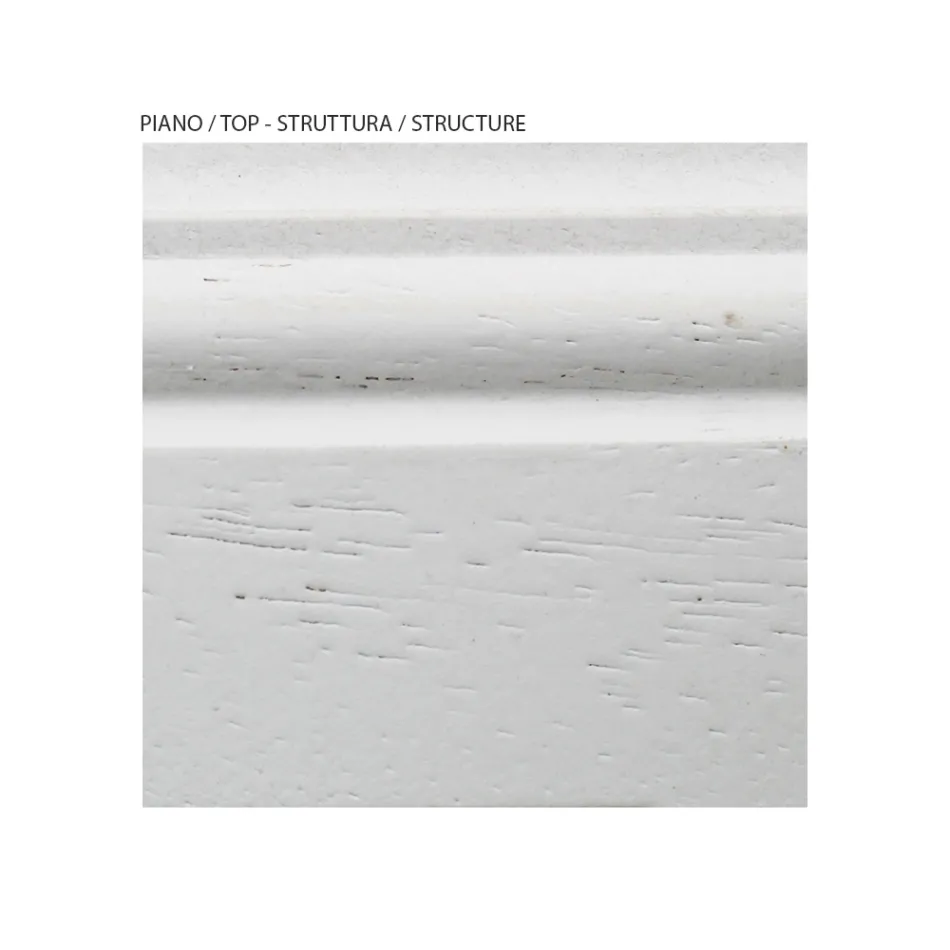 Komfort në dru të rimesuar dhe dekorime të ndryshme Prodhuar në Itali - Hermod Viadurini