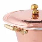 Tavë bakri me furrë konike dhe kapak 28 cm - Marialuna Viadurini