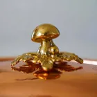 Tavë bakri e konservuar, kapak dhe dorezë e harkuar 28 cm - Mariagiu Viadurini