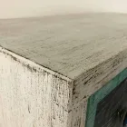 Zemra e sirtarëve artizanal në dru bredhi me 3 sirtarë prodhuar në Itali - majmun Viadurini