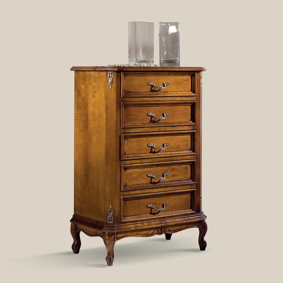 Komfort prej druri në stilin klasik me 7 ose 5 sirtarë Prodhuar në Itali - Richard Viadurini