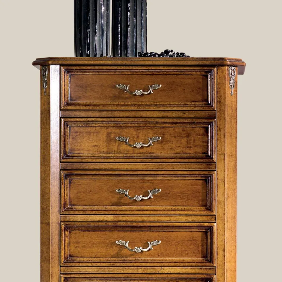 Komfort prej druri në stilin klasik me 7 ose 5 sirtarë Prodhuar në Itali - Richard Viadurini