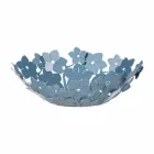 Pjesa qendrore me lule në hekur baltë, të bardhë ose blu - Marken Viadurini