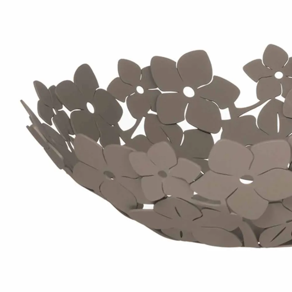 Pjesa qendrore me lule në hekur baltë, të bardhë ose blu - Marken Viadurini