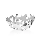 Pjesë e rrumbullakët Dizajn bashkëkohor i dekoruar me metal argjendi - Cordoba Viadurini