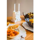 Shporta Mbajtëse në Kupën e Hekurit me Lule Dizajn Moderne Made in Italy - Marken Viadurini