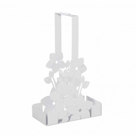 Shporta Mbajtëse në Kupën e Hekurit me Lule Dizajn Moderne Made in Italy - Marken Viadurini