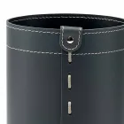 Shporta letre të mbeturinave në lëkure të bëra me dorë të rigjeneruar Battista Viadurini