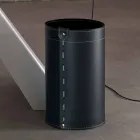 Shporta letre të mbeturinave në lëkure të bëra me dorë të rigjeneruar Battista Viadurini