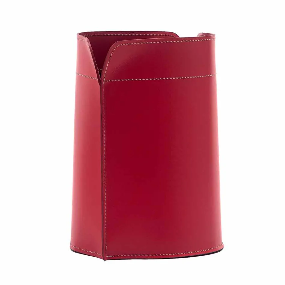 Shporta letre e mbeturinave e bërë në Itali në lëkurën e rigjeneruar Canistro Viadurini