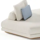 Shez Longu Corner Garden në Pëlhurë Prodhuar në Itali - Rubik Viadurini