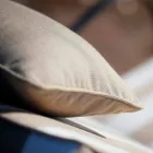 Shezllong në natyrë në hekur dhe pëlhurë të punuar me dorë prodhuar në Itali - Relax Viadurini