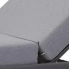 Shezlong kopshti në alumin me mbulesë prej pëlhure - Eufemia Viadurini