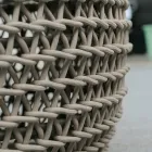 Shezlong prej gome kopsht gome me strukturë të endur me litar - Përzierje Viadurini