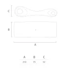Shezlong kopshti në polietileni me ngjyrë Prodhuar në Itali - Flores Viadurini