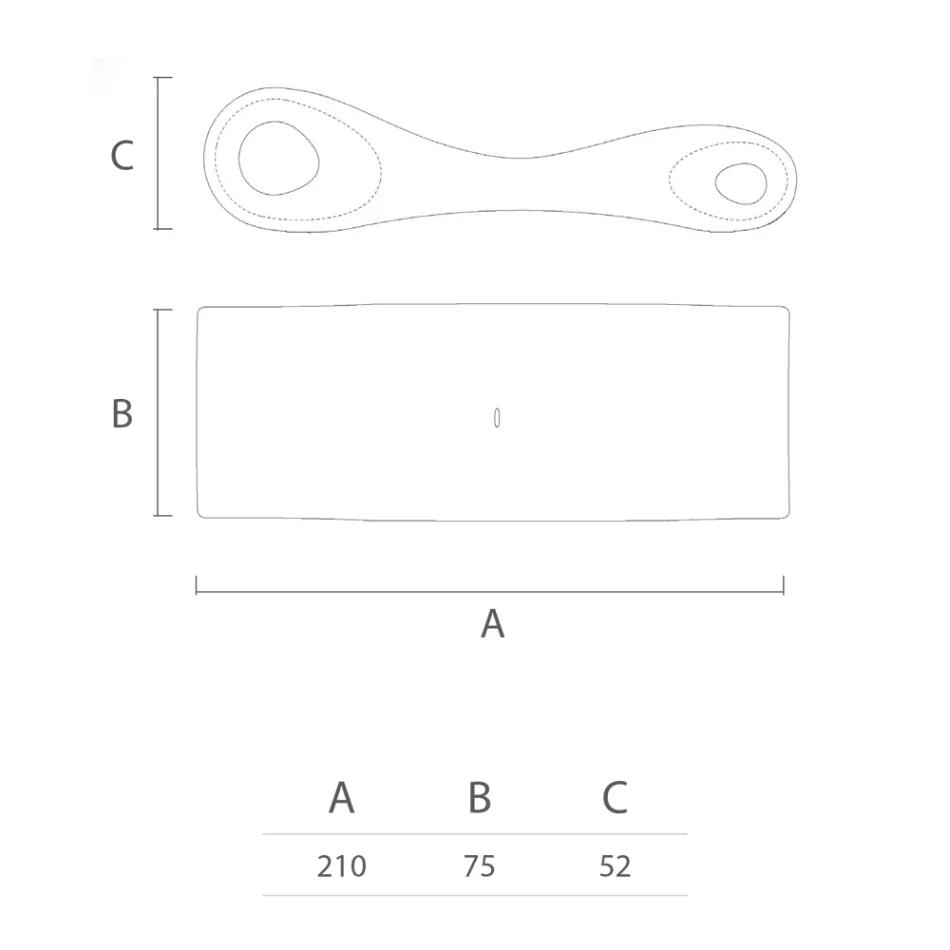Shezlong kopshti në polietileni me ngjyrë Prodhuar në Itali - Flores Viadurini