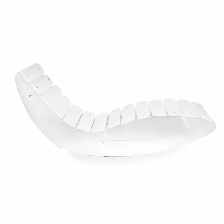 Designer Chaise longue në plexiglass transparente Josue e bërë në Itali Viadurini