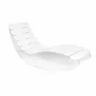 Designer Chaise longue në plexiglass transparente Josue e bërë në Itali Viadurini