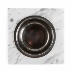 Qentë dhe macet tas në mermerin e bardhë Carrara të bërë në Itali - Ciotta Viadurini