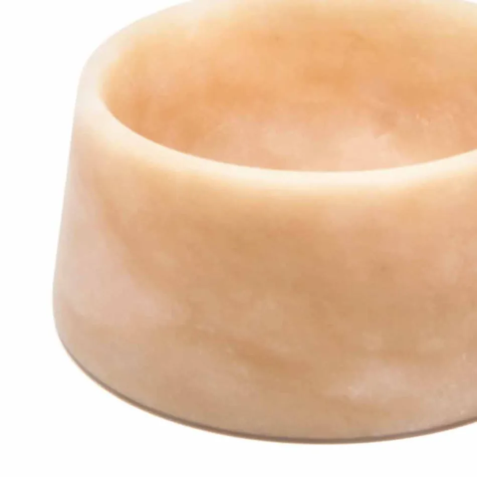 Kovë Moderne Qeni dhe Mace në Portokalli Rozë ose Mermer të Gjelbër Guatemalë - Catt Viadurini