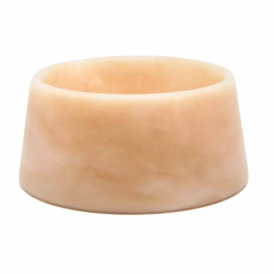 Kovë Moderne Qeni dhe Mace në Portokalli Rozë ose Mermer të Gjelbër Guatemalë - Catt Viadurini