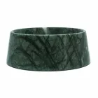 Kovë Moderne Qeni dhe Mace në Portokalli Rozë ose Mermer të Gjelbër Guatemalë - Catt Viadurini