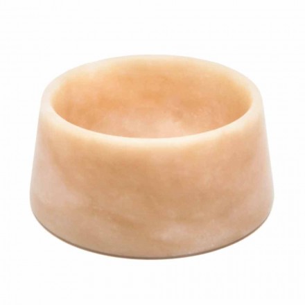 Kovë Moderne Qeni dhe Mace në Portokalli Rozë ose Mermer të Gjelbër Guatemalë - Catt Viadurini