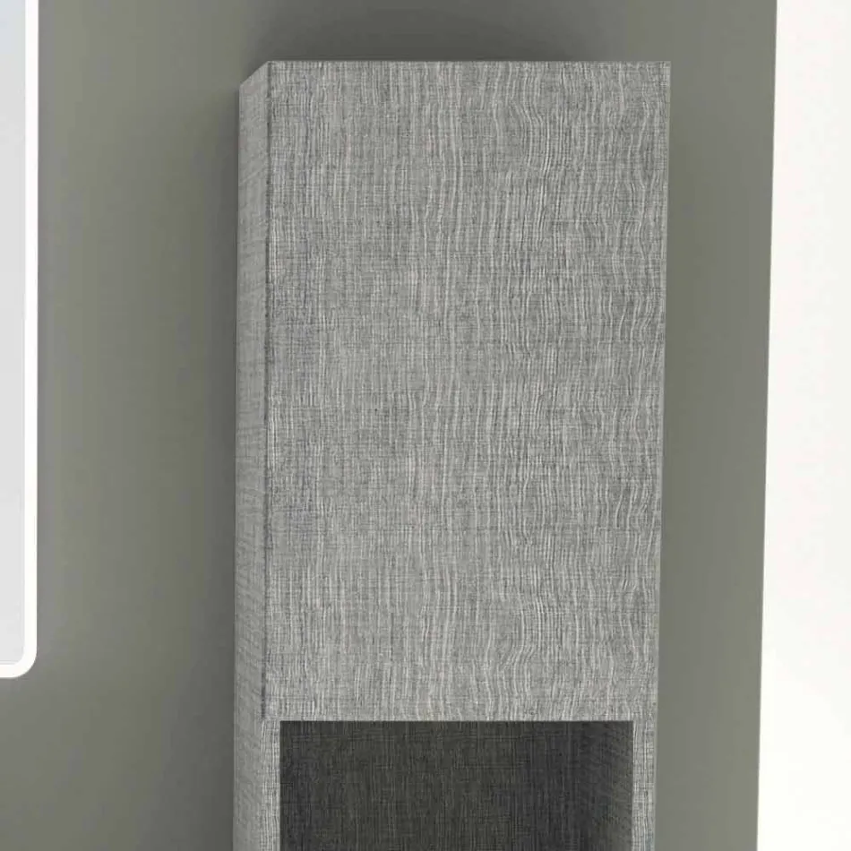 Kolonë banjo me 2 dyer në eko-dru Ambra me dizajn modern, prodhuar në Itali Viadurini