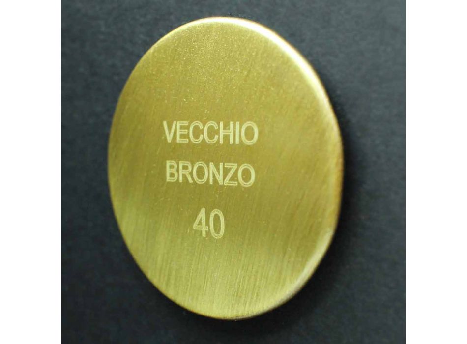 Kolona klasike e dushit prej bronzi me kokë dushi të rrumbullakët prodhuar në Itali - Yari Viadurini