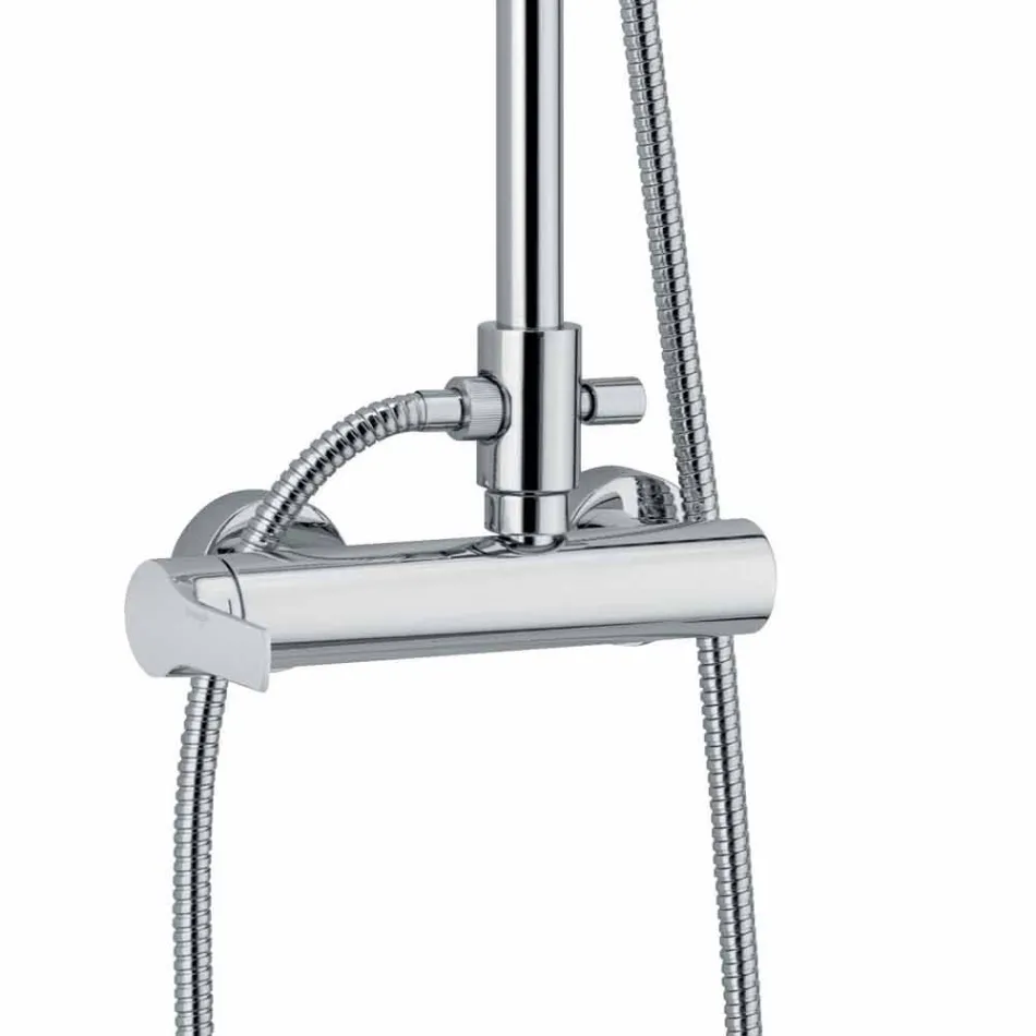 Kolonë dushi me mikser me levë të vetme bronzi prodhuar në Itali - Padula Viadurini