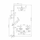 Kolonë dushi me kokë dushi çeliku ultra të hollë prodhuar në Itali - Studio Viadurini
