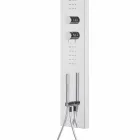 Kolonë dushi çeliku me koka reshje shiu prodhuar në Itali - Marinar Viadurini