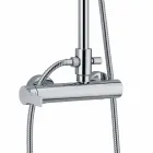 Kolonë dushi prej bronzi me kokë dushi dhe dush ABS prodhuar në Itali - Padula Viadurini