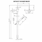 Kolonë dushi prej bronzi me kokë çeliku dushi çeliku prodhuar në Itali - Lipari Viadurini