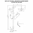 Kolonë dushi prej bronzi me kokë çeliku dushi çeliku prodhuar në Itali - Lipari Viadurini