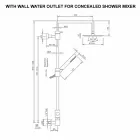 Kolonë dushi prej bronzi me kokë çeliku dushi çeliku prodhuar në Itali - Lipari Viadurini