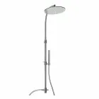 Kolona e dushit prej bronzi me kokë të rrumbullakët çeliku të prodhuar në Itali - Kennedy Viadurini