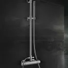 Kolona e dushit prej bronzi me kokë të rrumbullakët dushi ultra të hollë prodhuar në Itali - Merio Viadurini