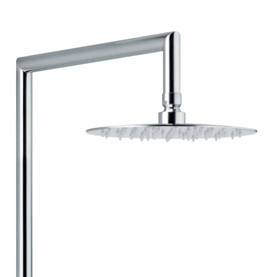 Kolona e dushit në projektin Sheshi bronzi i kromuar Prodhuar në Itali - Padula Viadurini