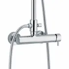 Kolona e dushit në projektin Sheshi bronzi i kromuar Prodhuar në Itali - Padula Viadurini