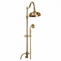 Kolona e dushit prej bronzi Pa Përzierës Dizajn Klasik Prodhuar në Itali - Yunda