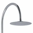 Kolona dushi teleskopike në tunxh me kokë dushi të rrumbullakët prodhuar në Itali - Lenio Viadurini